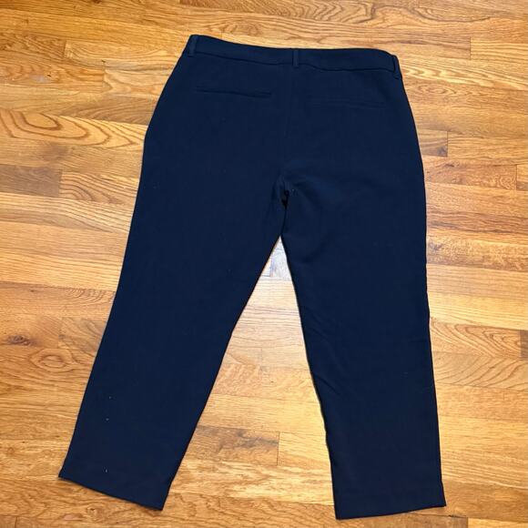 Old Navy Womens 12 Regular Blue Harper Mid Rise Slacks Work Pants Corporatecore - Picture 6 of 9